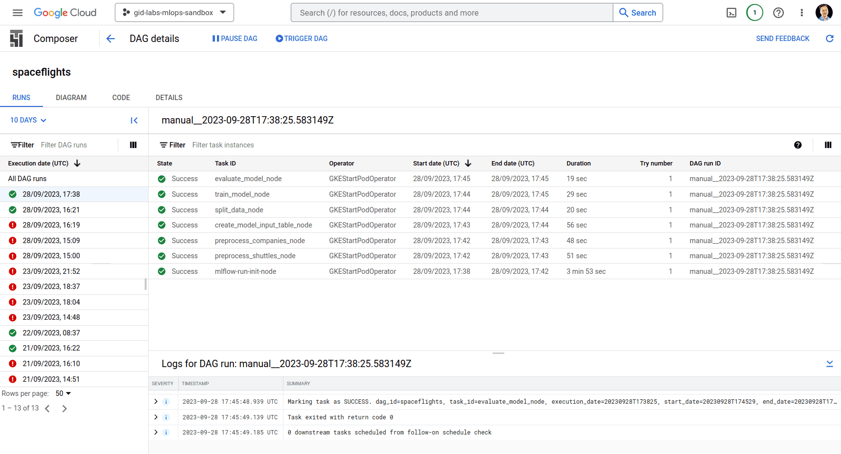 spaceflights-dag-getindata-gcp